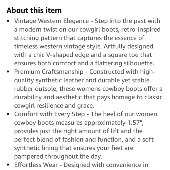 Women's NEW Tan Western Boots Rollda toe tan boots size 7 - Picture 7 of 7